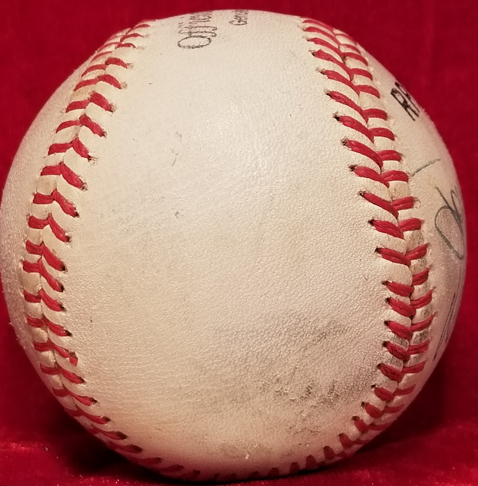 1980s Tony Gwynn & Wade Boggs Dual Signed Ball HOF Padres Red Sox Team vtg