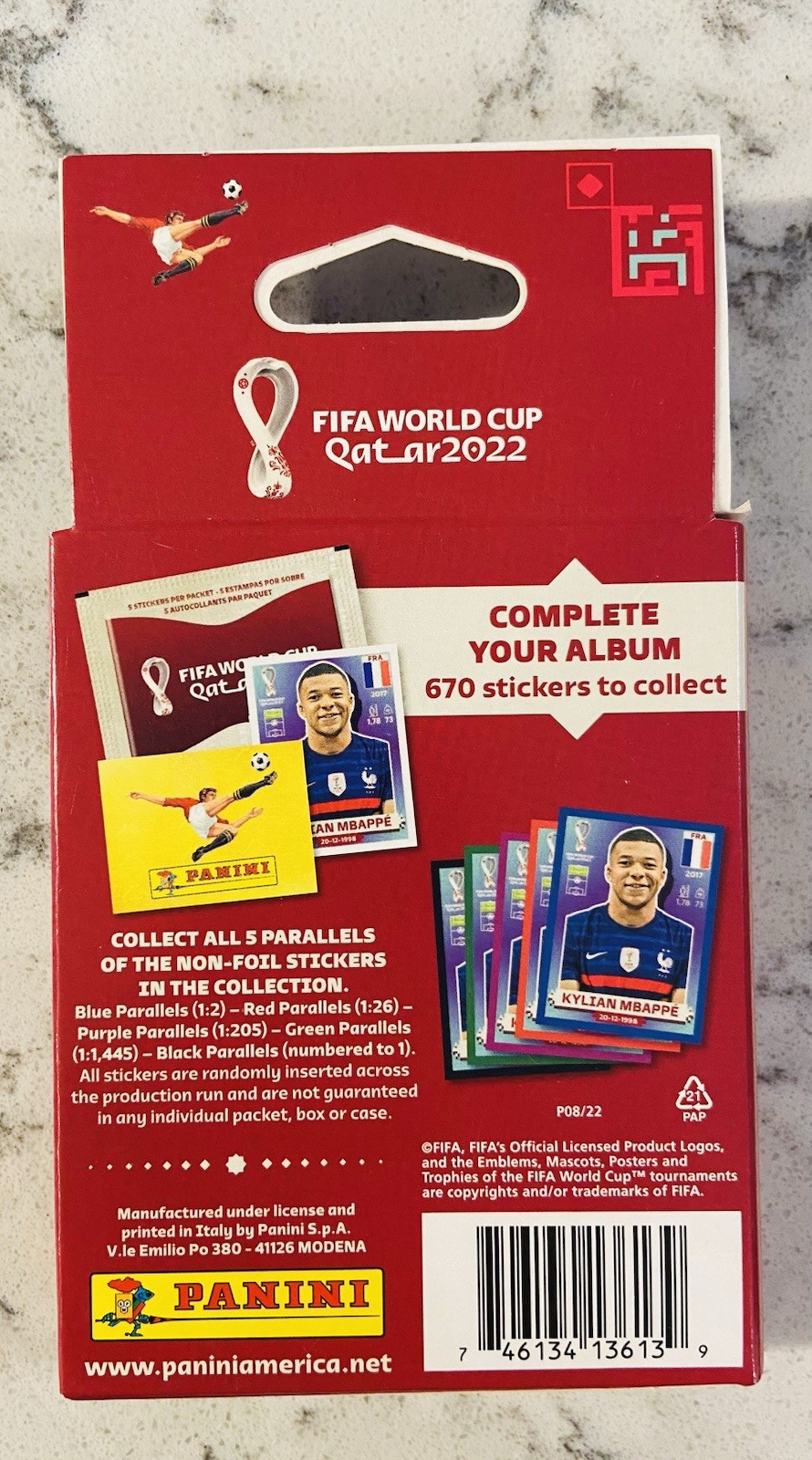 FIFA World Cup Qatar 2022 Sticker Album With 5 Panini Sticker Packets….NEW