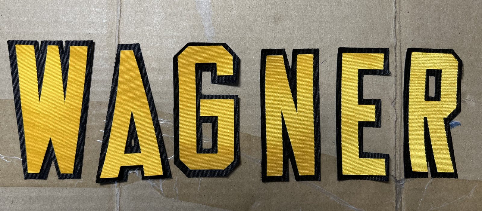 Pittsburgh Steelers UNSEWN Nameplate Namebar for your Jersey – Any Season Name