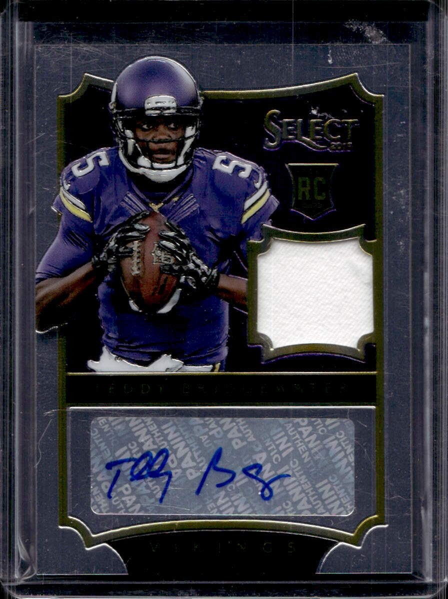 Teddy Bridgewater 2014 Panini Select #225 Rookie Patch Auto /99