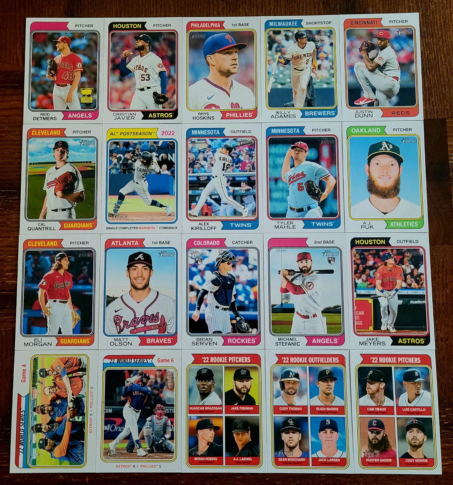 2023 Topps Heritage Short Prints (401-500, 701-725) Complete your Set Pick List