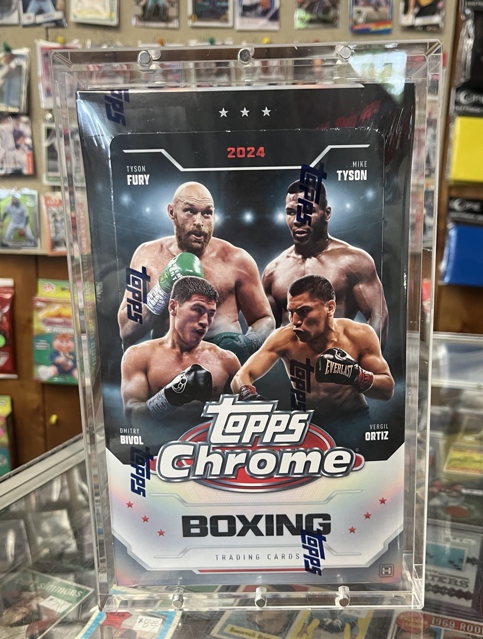 Acrylic Display Case Magnetic Lid FITS 2024 Topps Chrome Boxing Hobby Box
