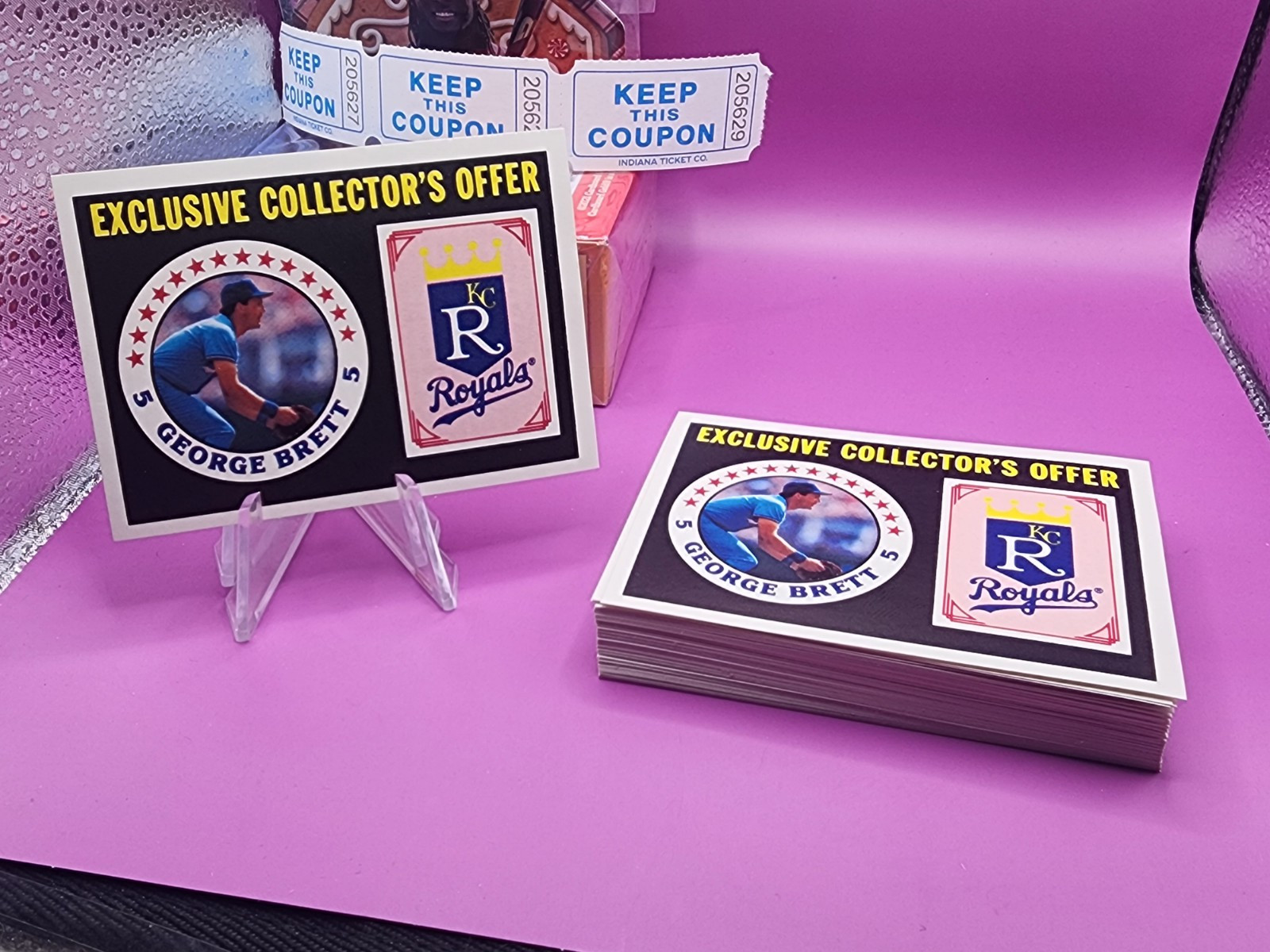 1987 Sportflics #NNO – George Brett Disc Offer Promo – Kansas City Royals HOF