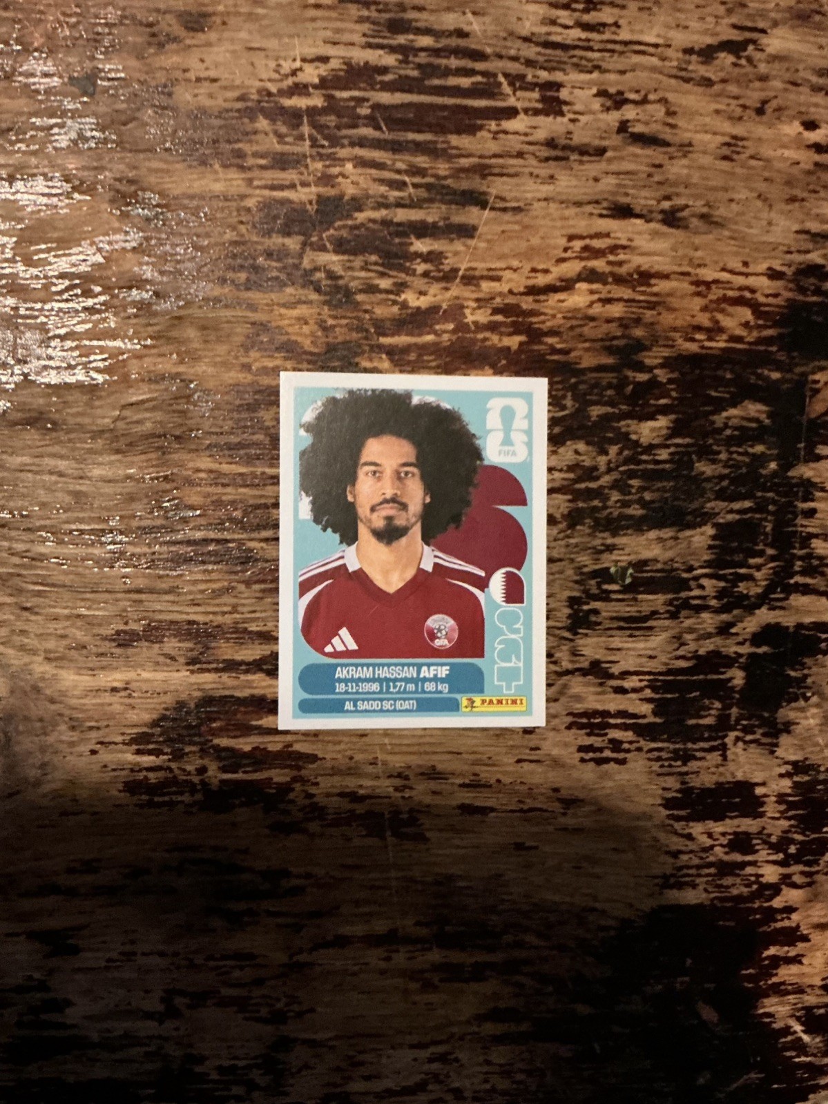 World Cup 2026 Panini Stickers Akram Hassan Afif Qatar #18