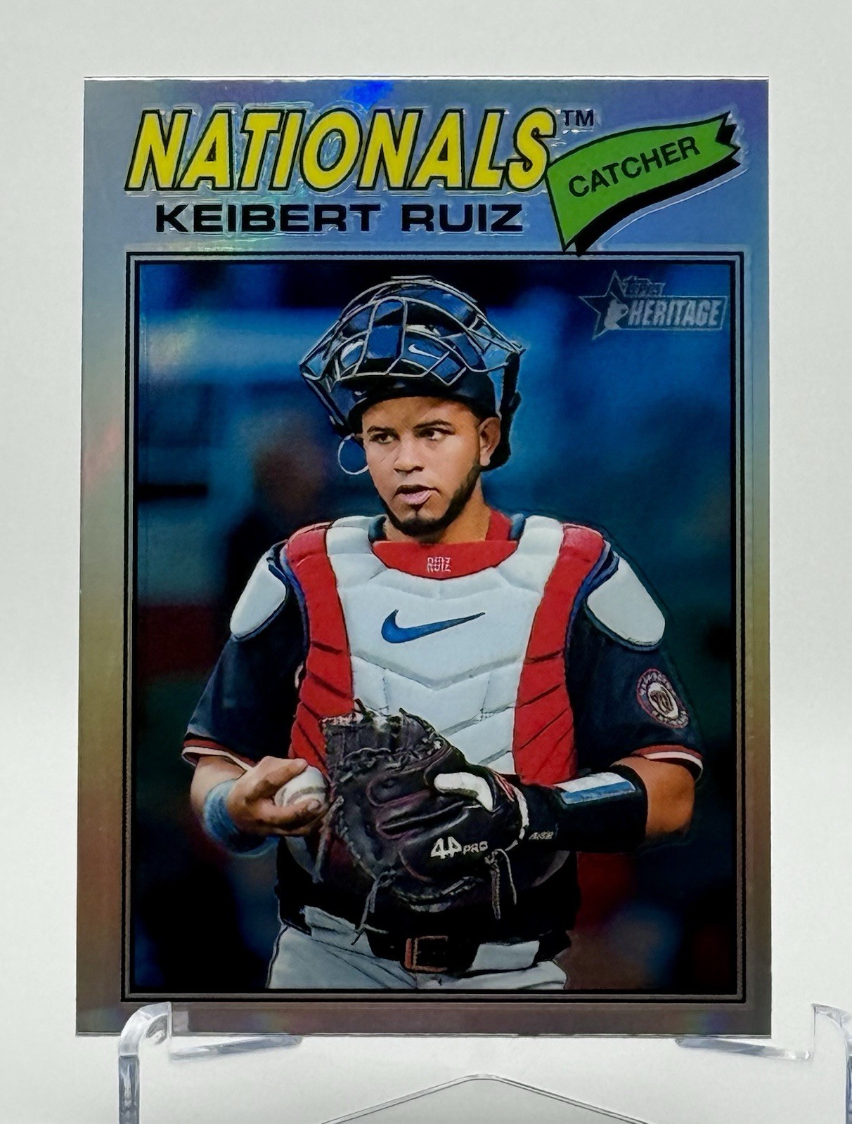 2026 Topps Heritage KEIBERT RUIZ Chrome Refractor -WASHINGTON NATIONALS-201