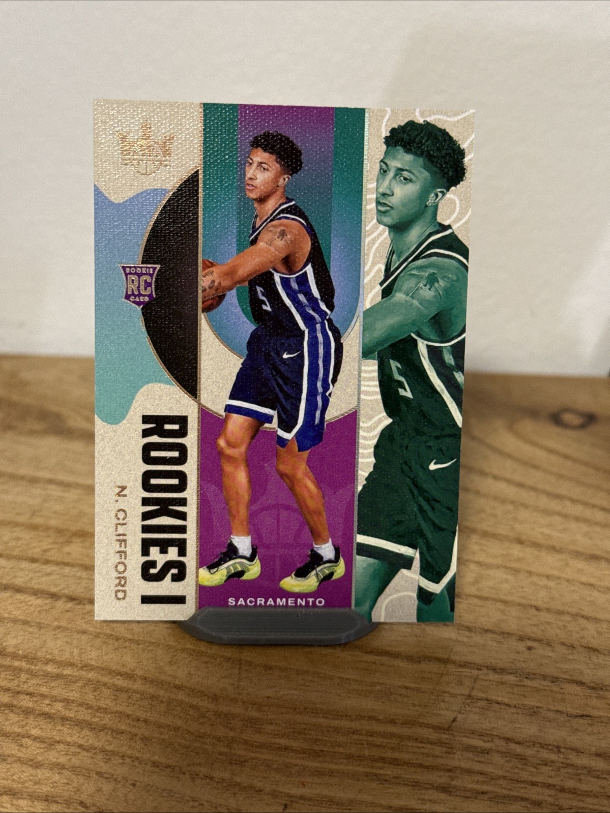 2025-26 Court Kings – Nique Clifford – Rookies 1 – #115 – Sac Kings – RC