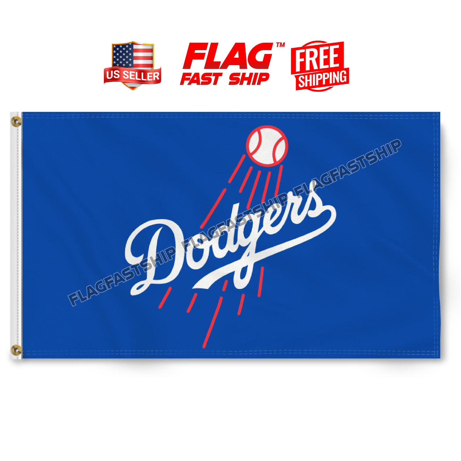 Los Angeles Dodgers 3×5 ft Flag LA MLB Baseball World Series Premium Banner