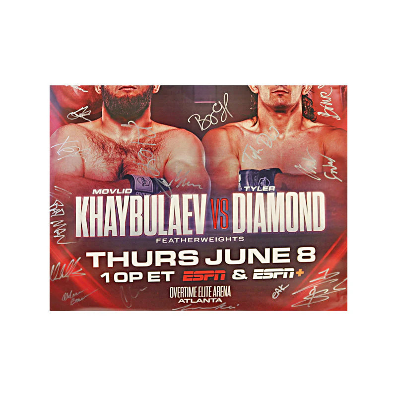PFL 4 Autographed Event Poster From June 8th, 2023 In Atlanta, GA