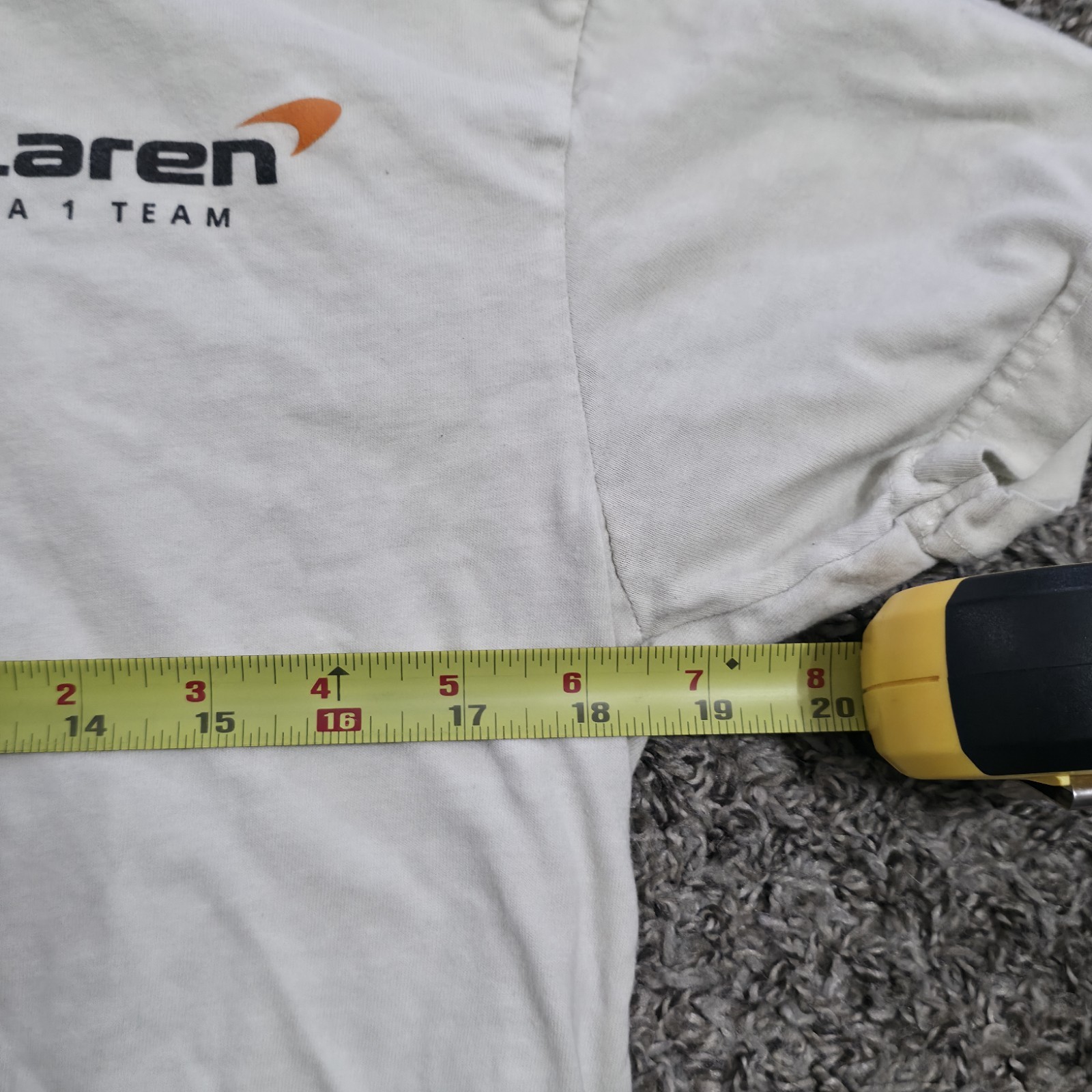 McLaren Formula 1 Team T-Shirt Mens Medium White Racing-Formula 1 Team Apparel