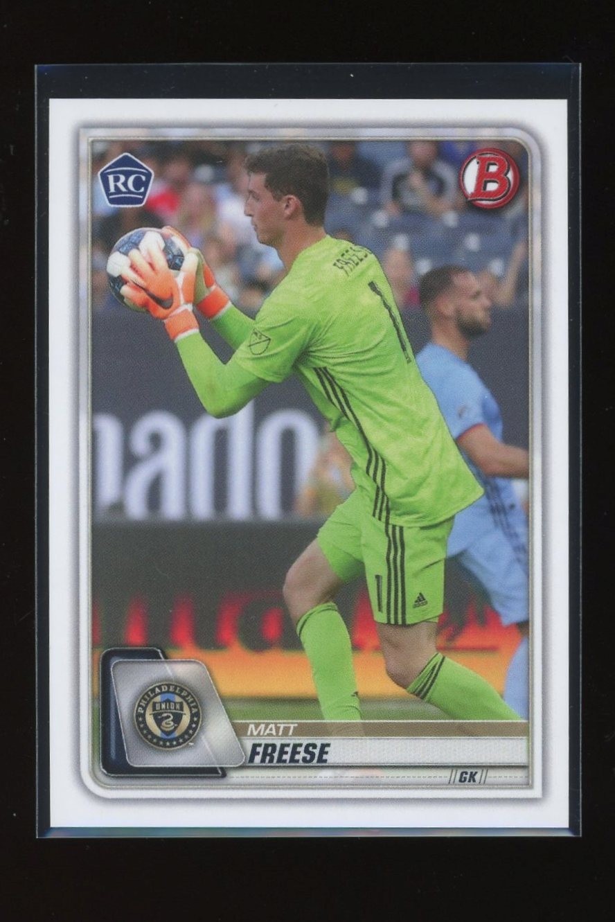 2020 Bowman MLS #47 Matt Freese Philadelphia Union RC Rookie USA NYCFC Topps