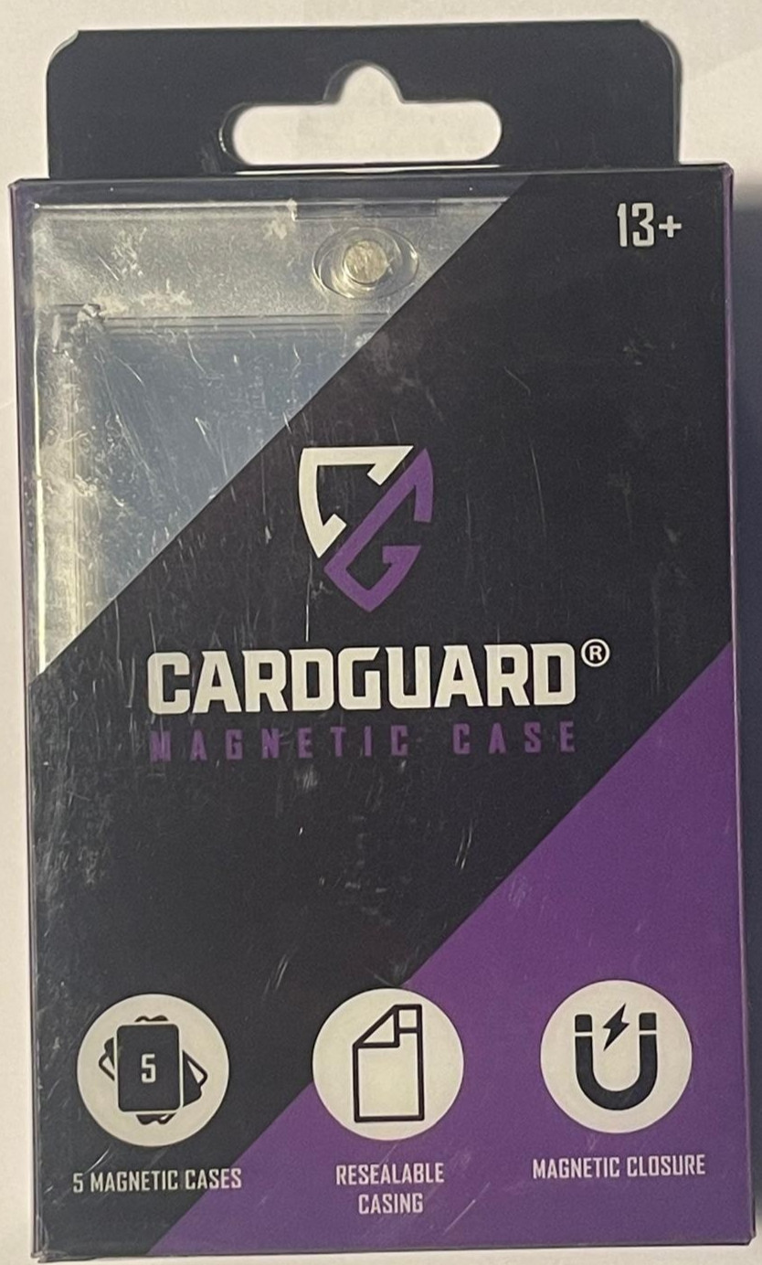 Resealable Premium Magnetic Card Case Ultra Durable Acid Free 4.3″x2.8″ 5 Pk