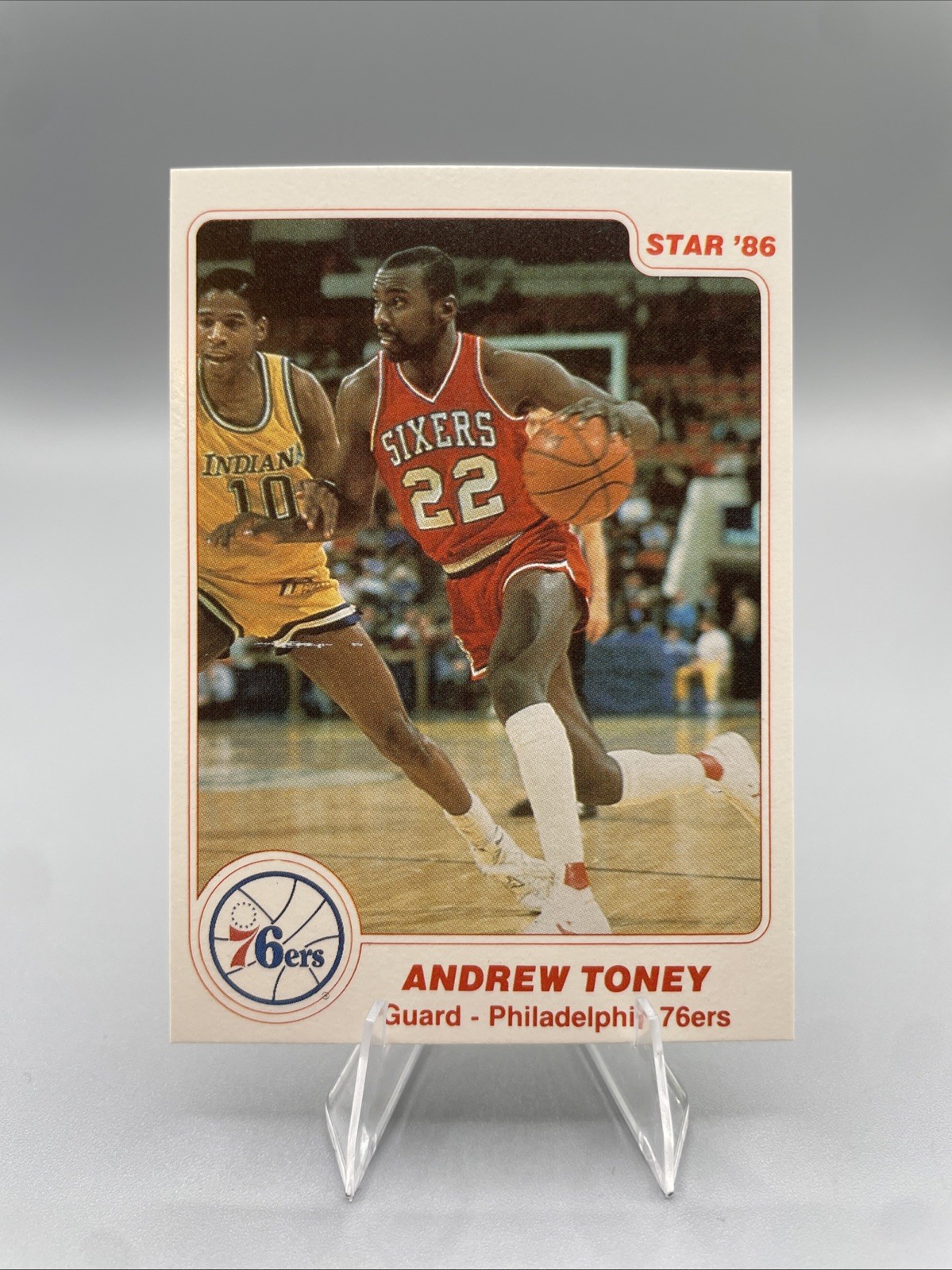 1985-86 Star Andrew Toney #8 Philadelphia 76’ers