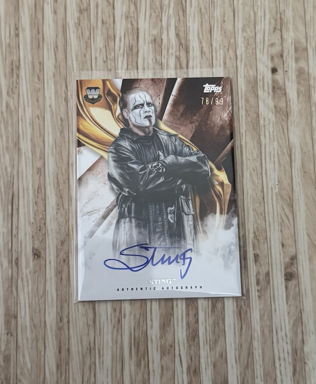 2019 Topps WWE Undisputed Sting Auto #78/99 Autograph Legends #A-ST
