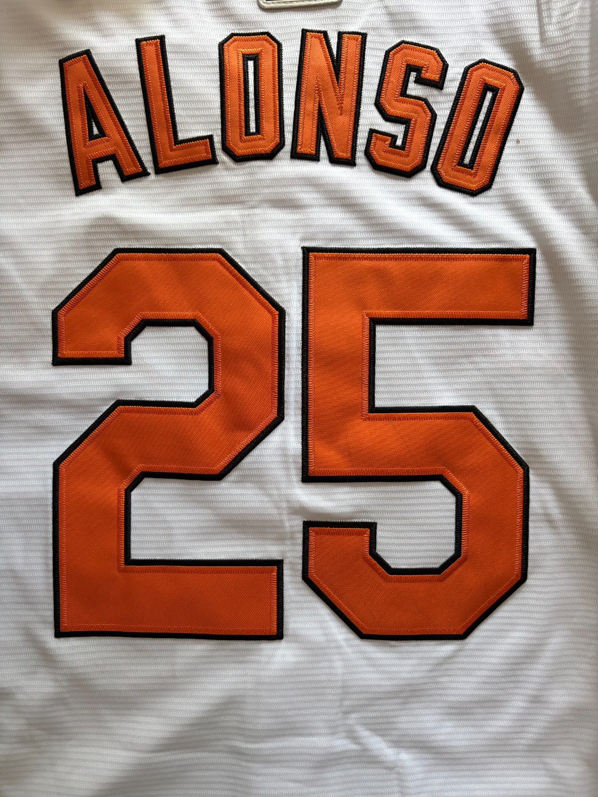 Men’s Pete Alonso White Jersey Large