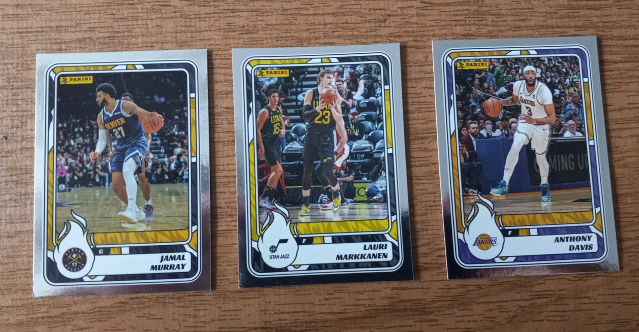 2024-25 Panini NBA Sticker INSERT BASE & PARALLEL Card Singles – Create Own Lot