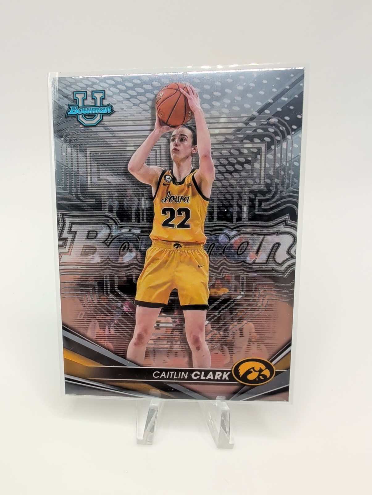 2022-23 Bowman’s Best U University Basketball CAITLIN CLARK #50 Base