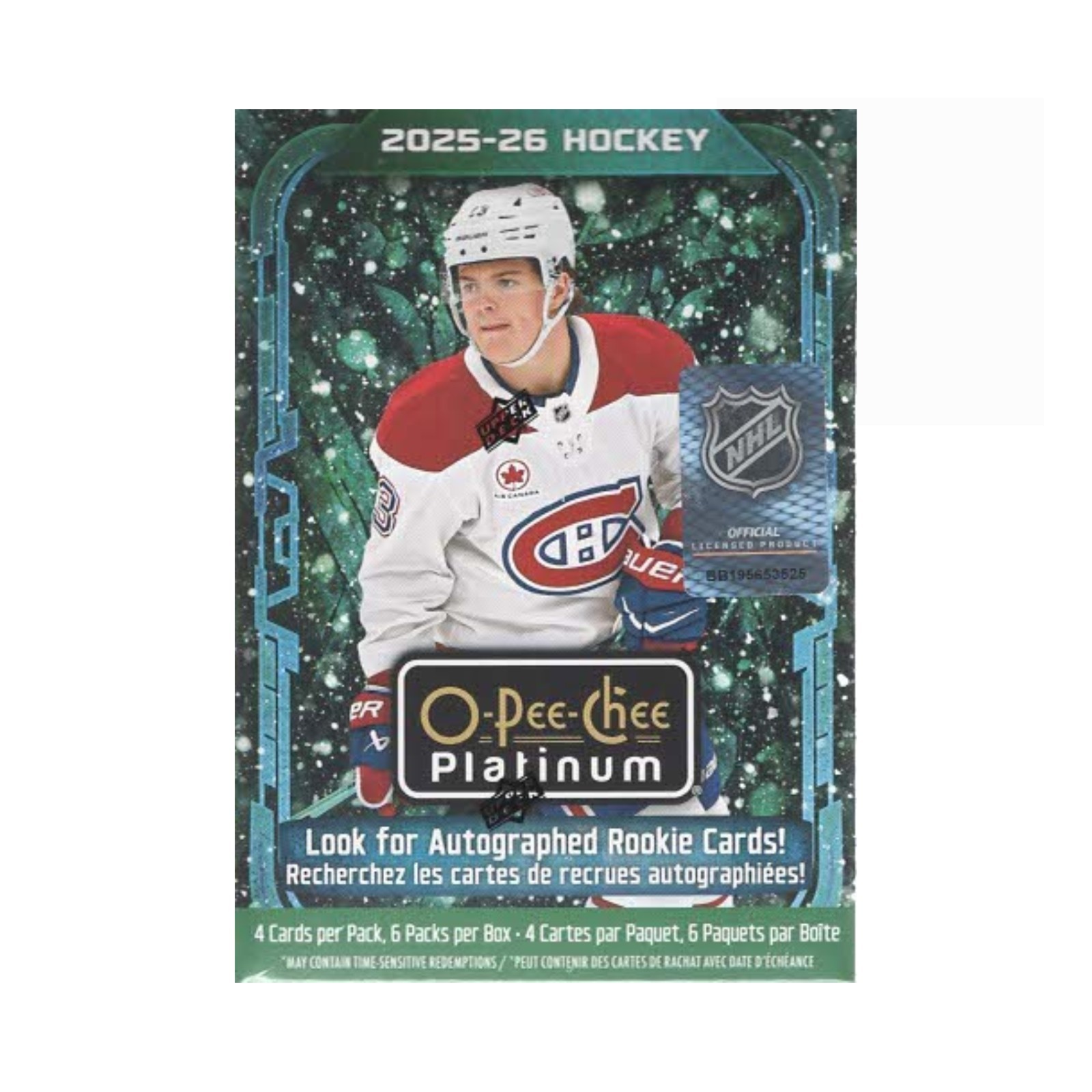 2025-26 Upper Deck O-Pee-Chee Platinum Hockey 24Ct. Blaster Box | Factory Sealed