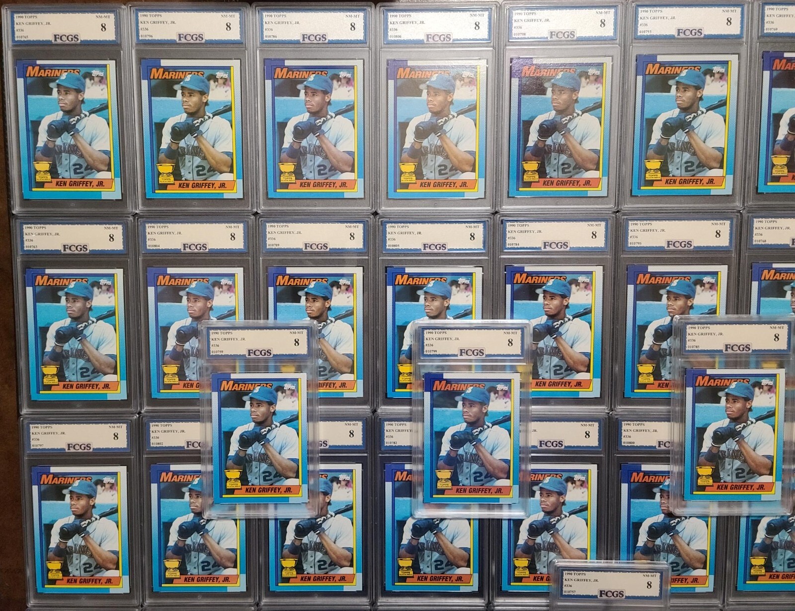 1990 Topps Ken Griffey, Jr. #336 Graded FCGS 8 NM-MT
