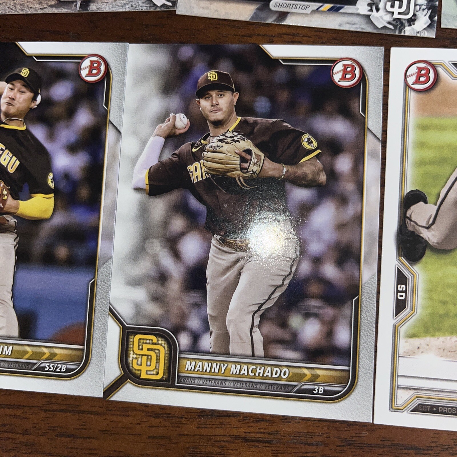 San Diego Padres Cards Includes Tatis, Mochado, Abrams, Hassell Option #1