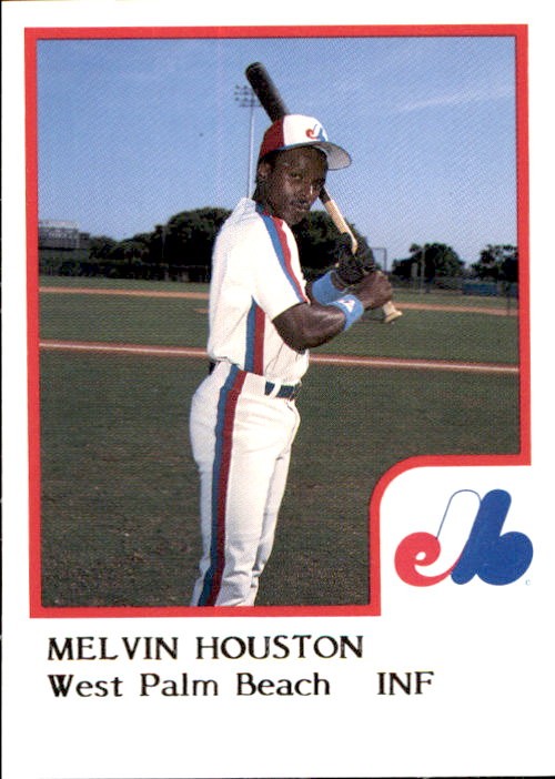 1986 West Palm Beach Expos ProCards #20 Melvin Houston Richmond California Card