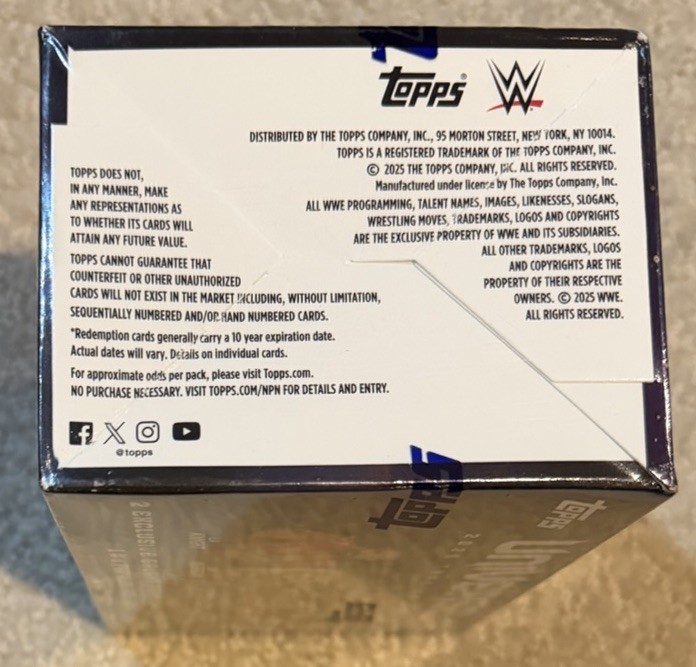 2025 Topps WWE Universe Blaster Box – Factory Sealed