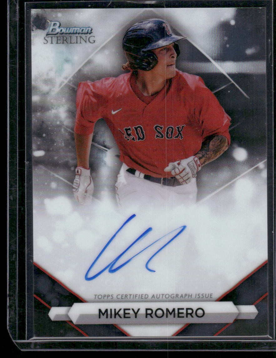 2023 Bowman Sterling #PA-MR Mikey Romero Prospect Autographs