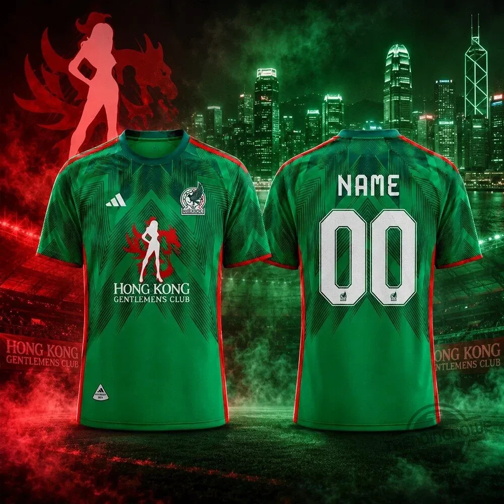 Hong Kong Gentlemens Club Mexi Jersey Custom Soccer ALL OVER PRINT 2026 S-5XL