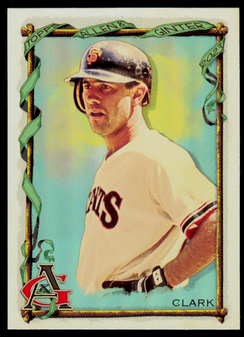 2023 Topps Allen & Ginter Will Clark 168 Silver Portrait San Francisco Giants