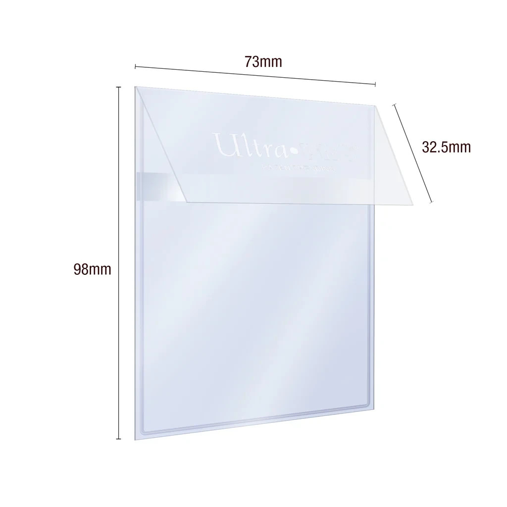 (100-Pack) Ultra-Pro Card Preservers Resealable Combo Card Holder Semi Rigid