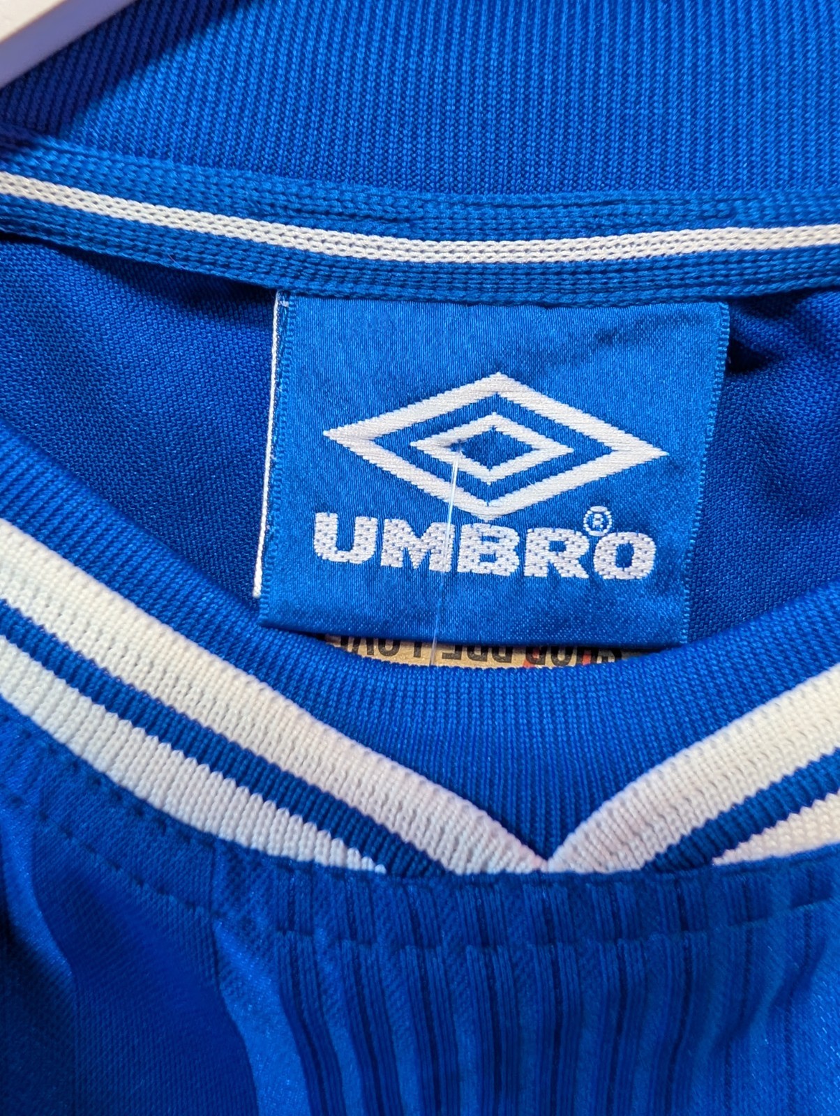 Vintage Chelsea Football Shirt 99-01 Home Umbro Autoglass Blue Size XXL