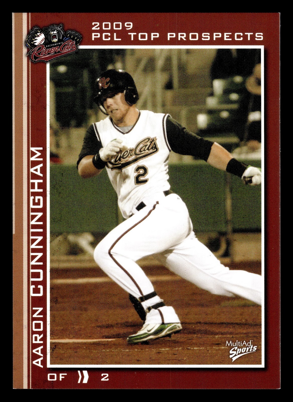 2009 MultiAd Pacific Coast League Top Prospects PCL AAA #31 Aaron Cunningham