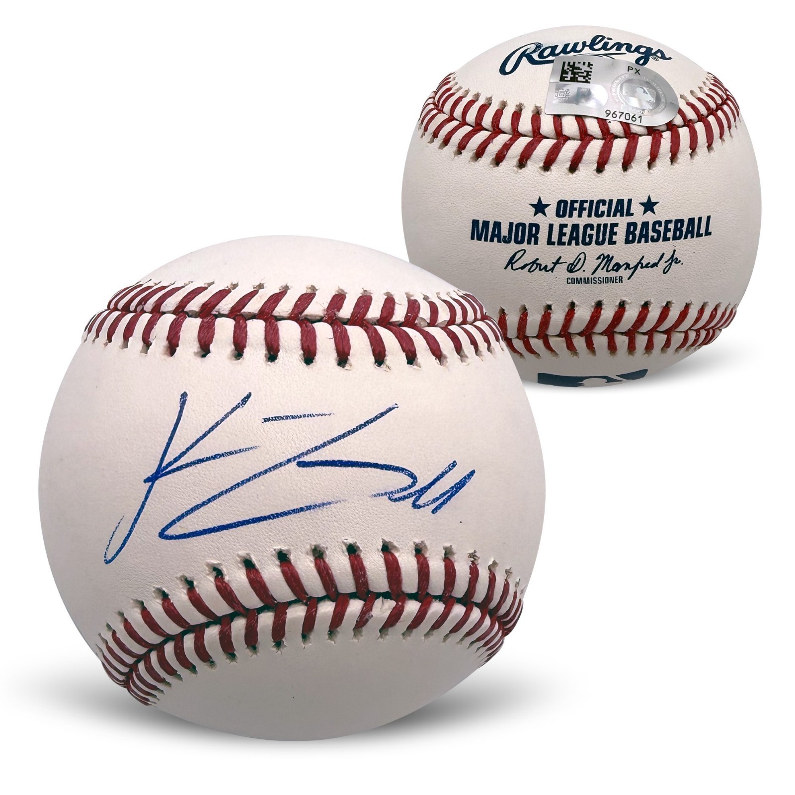 Konnor Griffin Autographed Signed Baseball MLB Authentication Hologram + Case