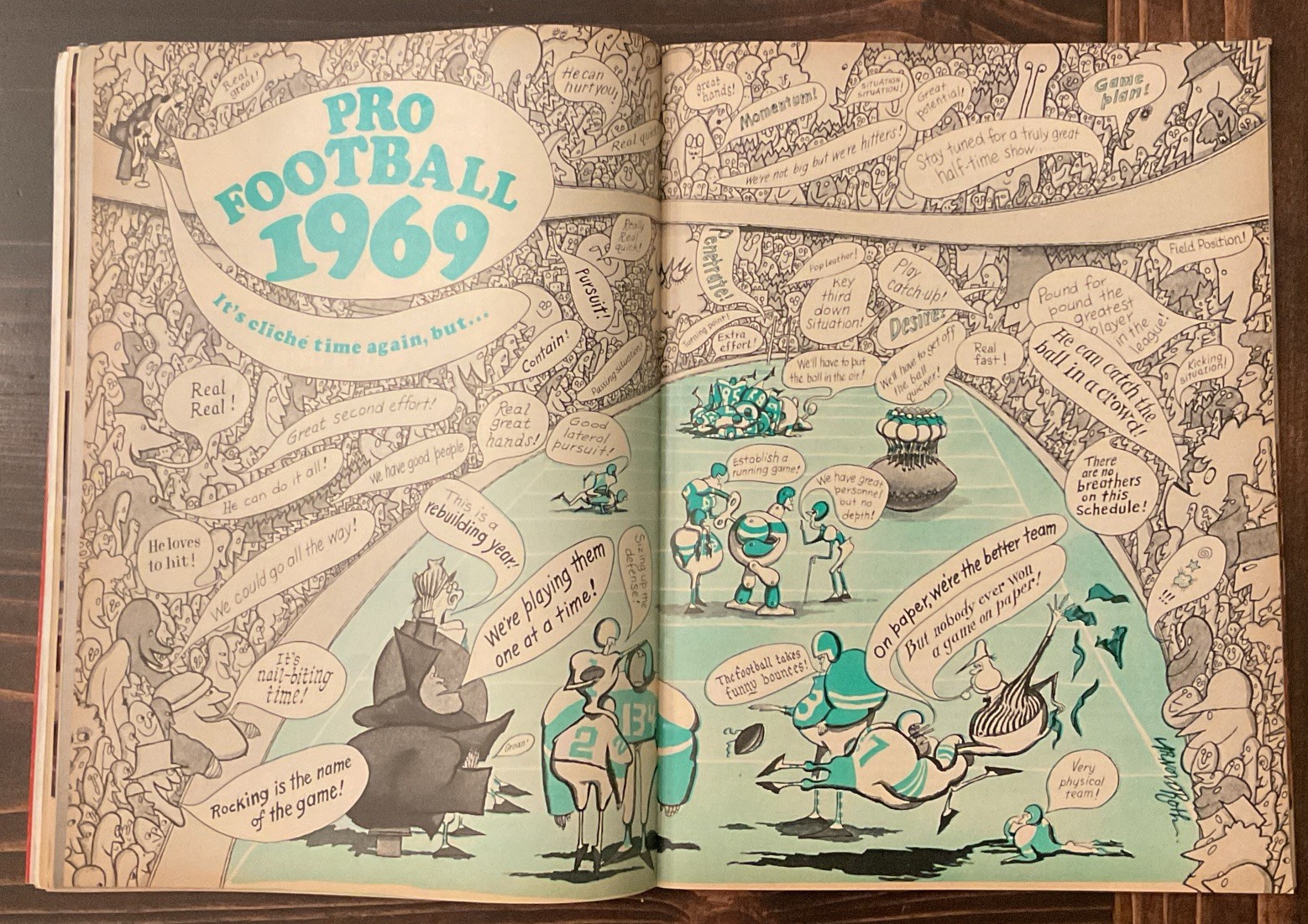 Sports Illustrated Pro Football Sept 22 1969 Jim Turner New York Jets