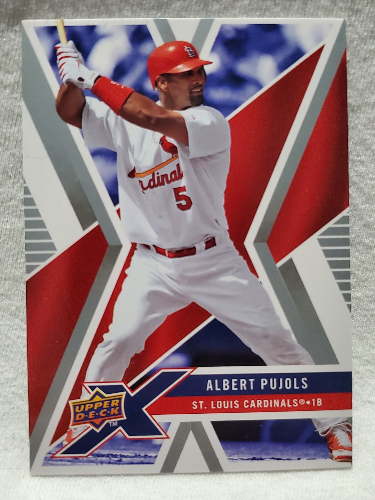 2008 Upper Deck X – Albert Pujols #91 St Louis Cardinals