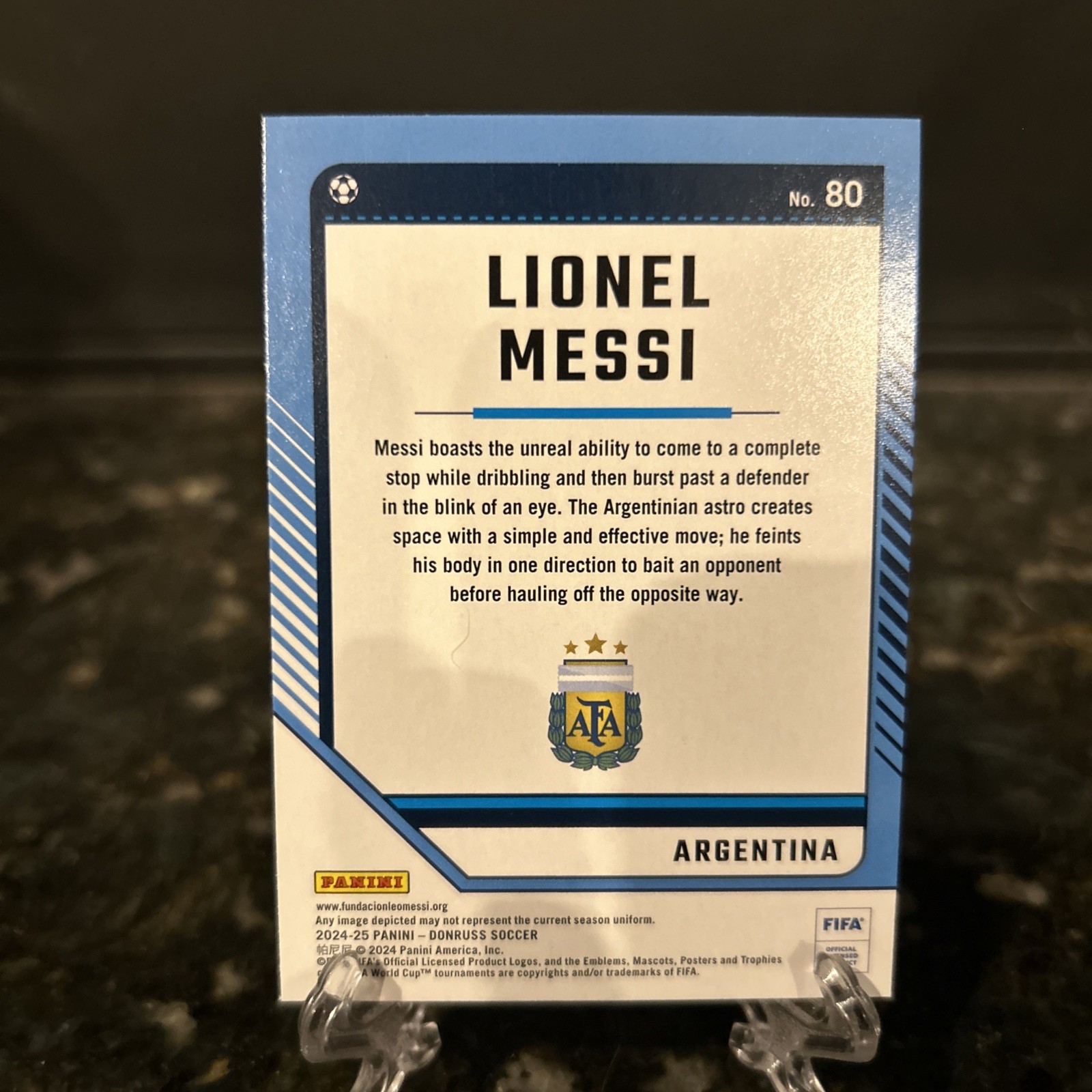 2024-25 Panini Donruss Fifa – Lionel Messi #80 Cubic