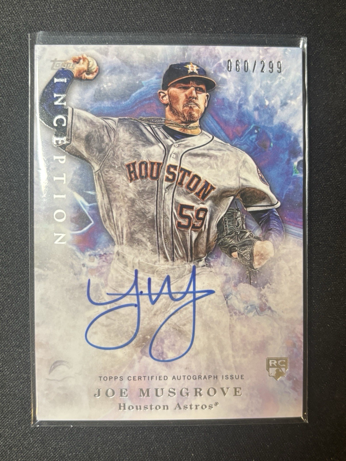 2017 Topps Inception – Rookie Autographs Joe Musgrove /299 (AU, RC)