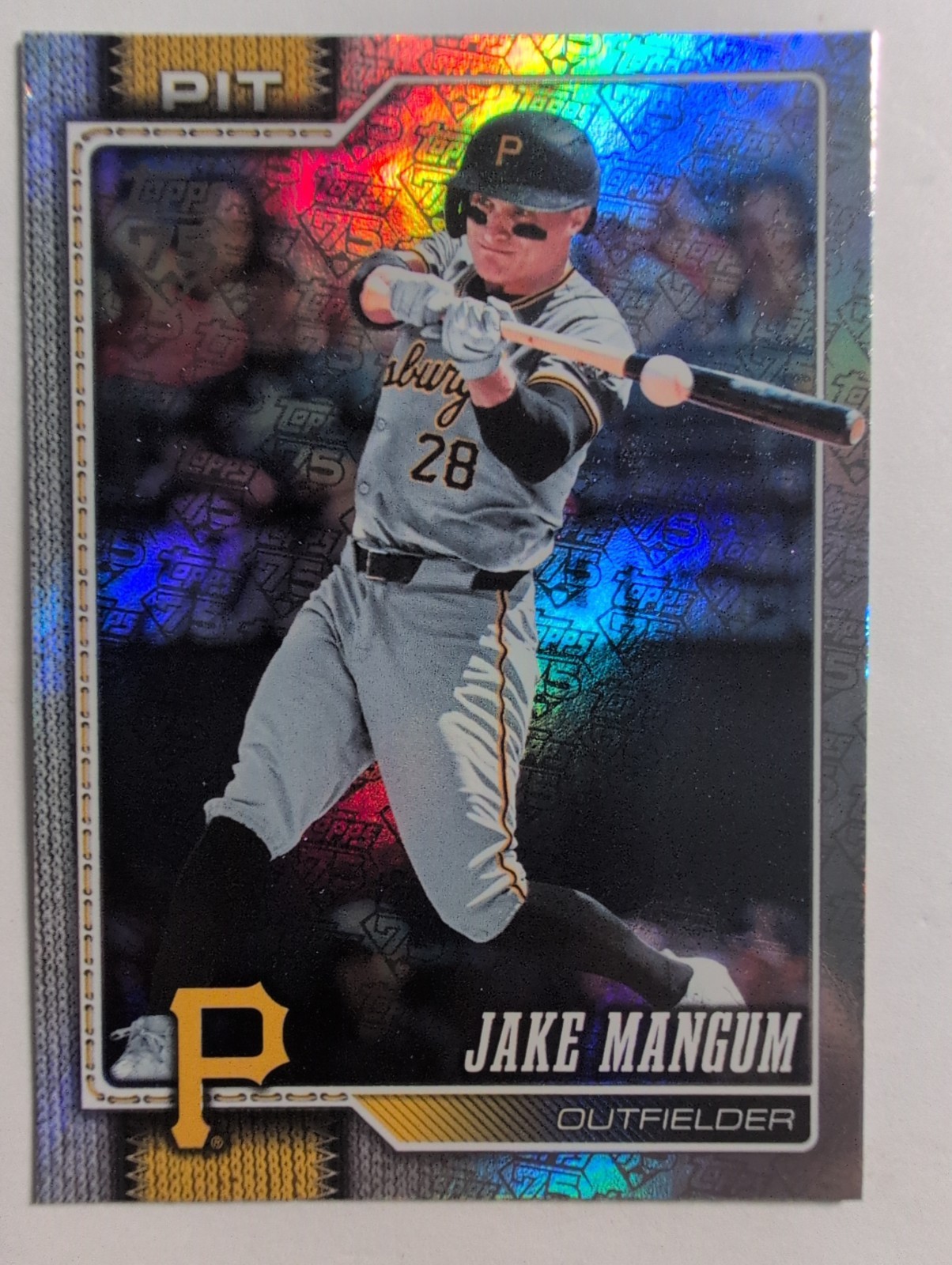 2026 Topps Series 2 Jake Mangum 75 Years Of Topps Foil /75 Pirates #485 Pirates