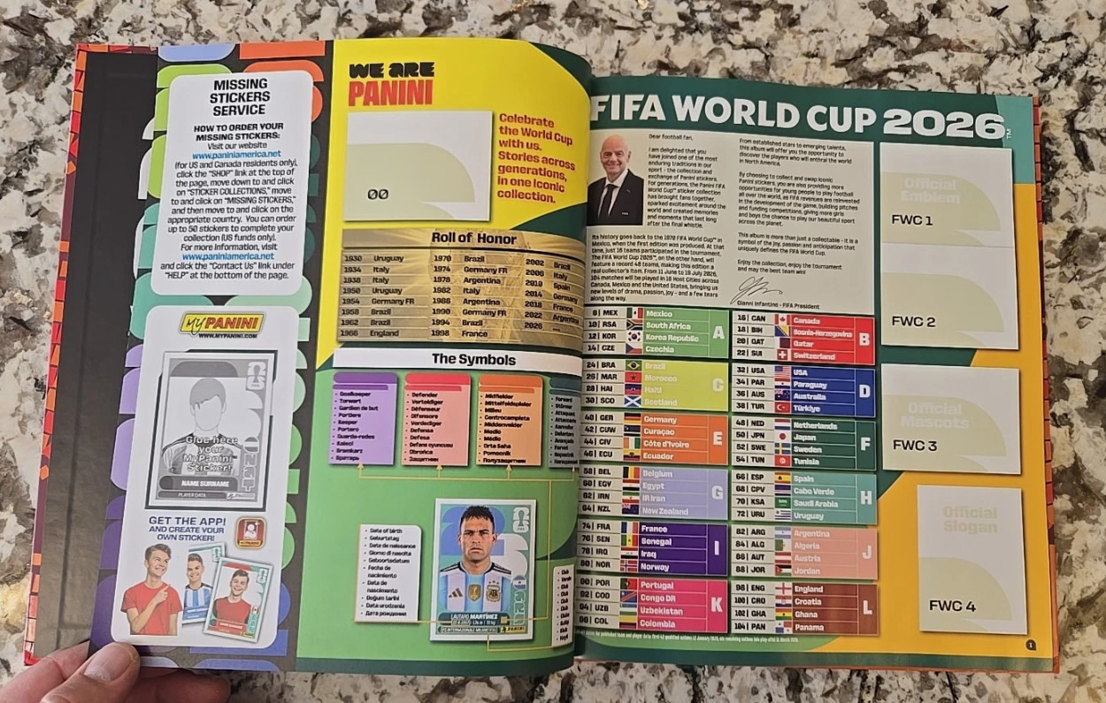 NEW 2026 Panini World Cup Canada Special Edition Hardback Album 1 of 2026