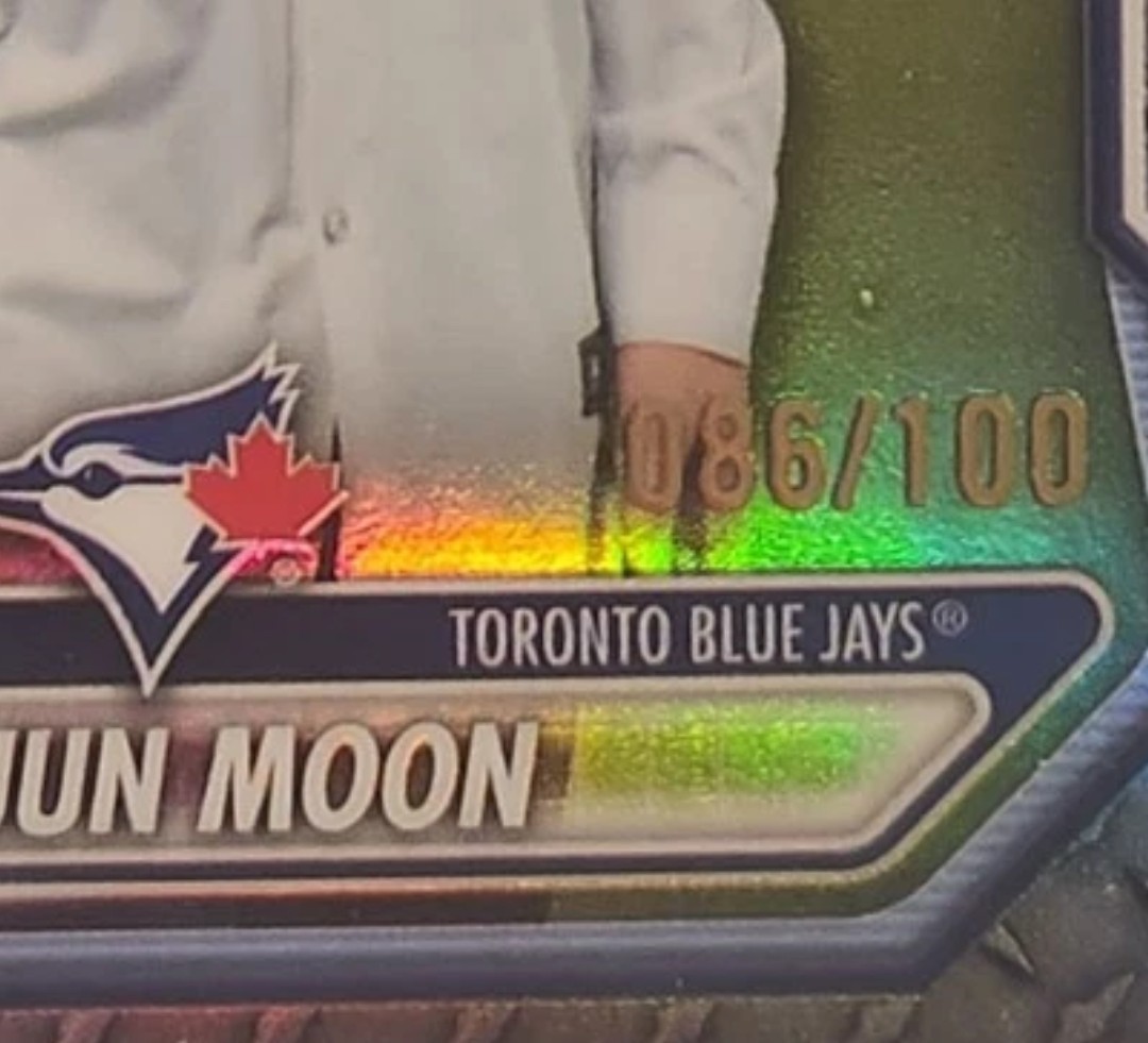 2026 Bowman Chrome Seojun Moon /100 1st Steel Metal Refractor Blue Jays SP 🔥