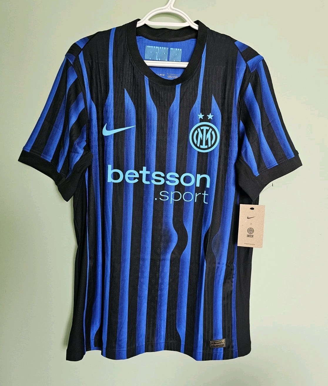 Nike Inter Milan ADV 2025/26 Match Home Men’s Soccer Jersey Sz Large HJ4545-439