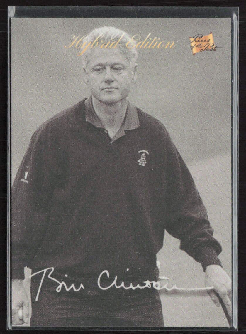 2018 The Bar Pieces Of The Past #8 Bill Clinton Golf