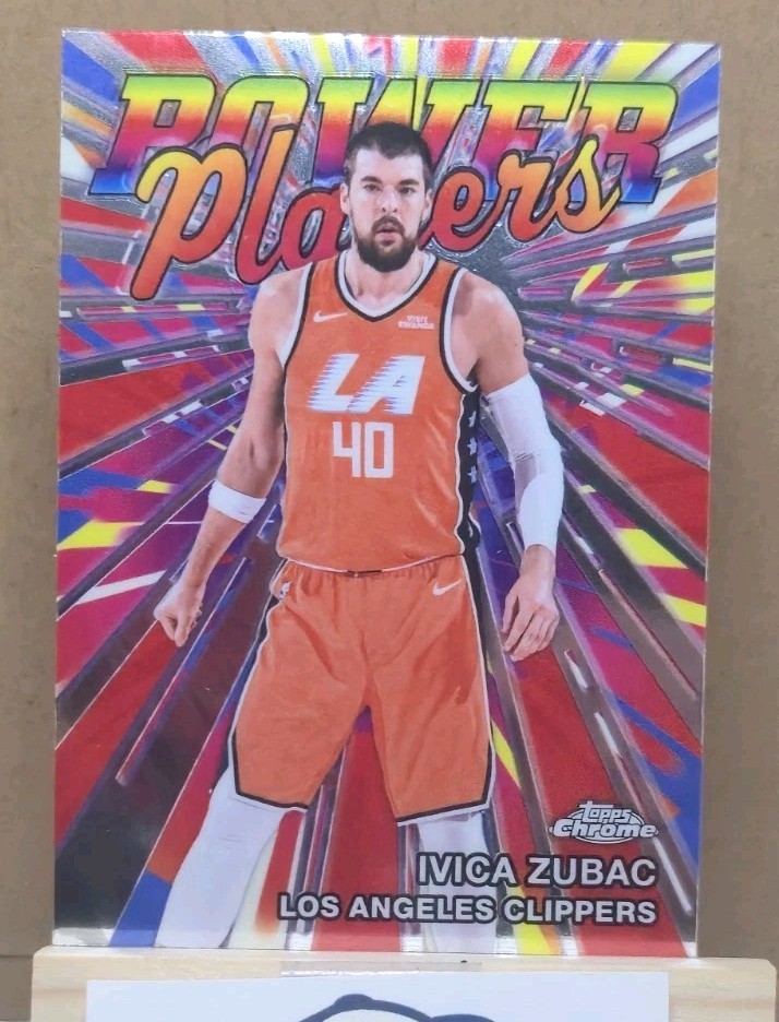 Topps Chrome update 2025-26 Power Players Insert PP-12 Ivica Zubac Clippers