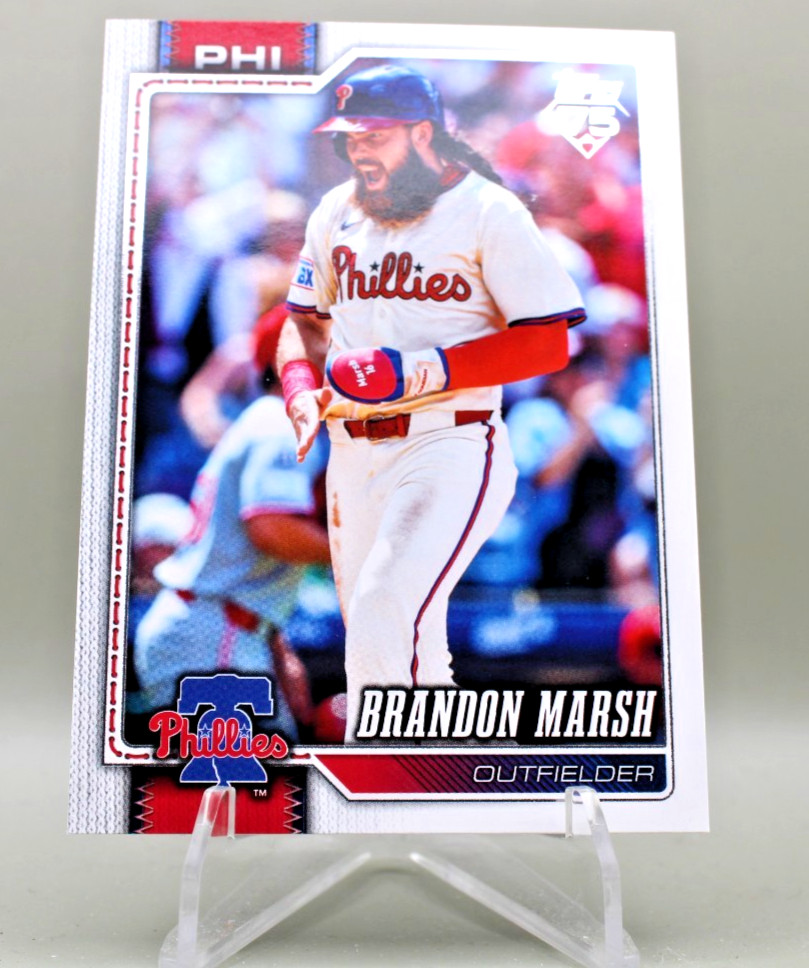 2026 Topps Series 1 #335 Brandon Marsh Phillies