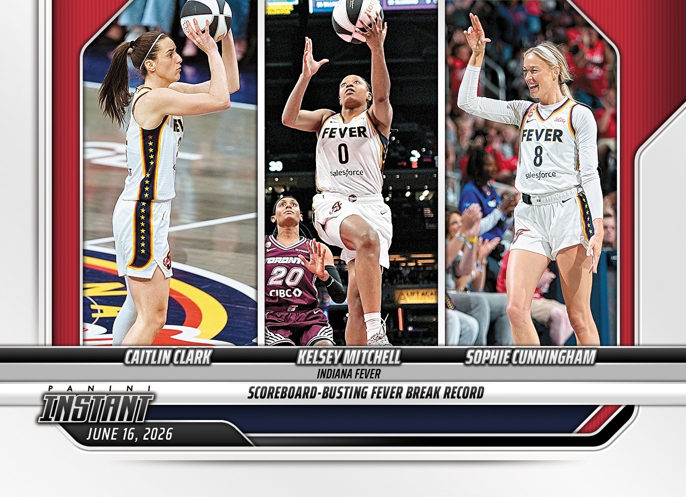 *PRESALE* 2026 Panini Instant WNBA Clark / Mitchell / Cunningham #161 ~ Fever