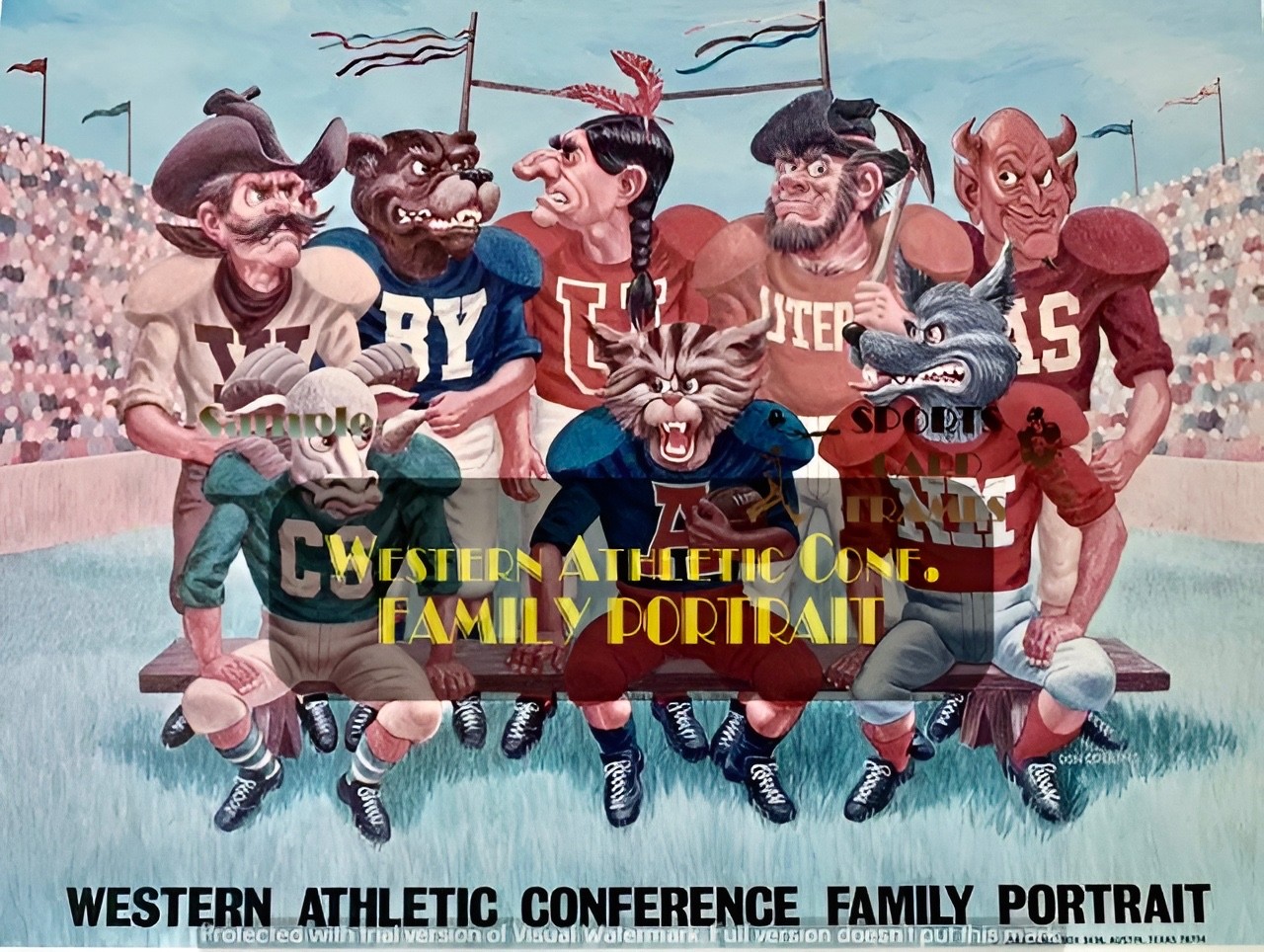 “WAC CONFERENCE” FAMILY PORTRAIT 1970 PRINT (comes in 4 sizes)