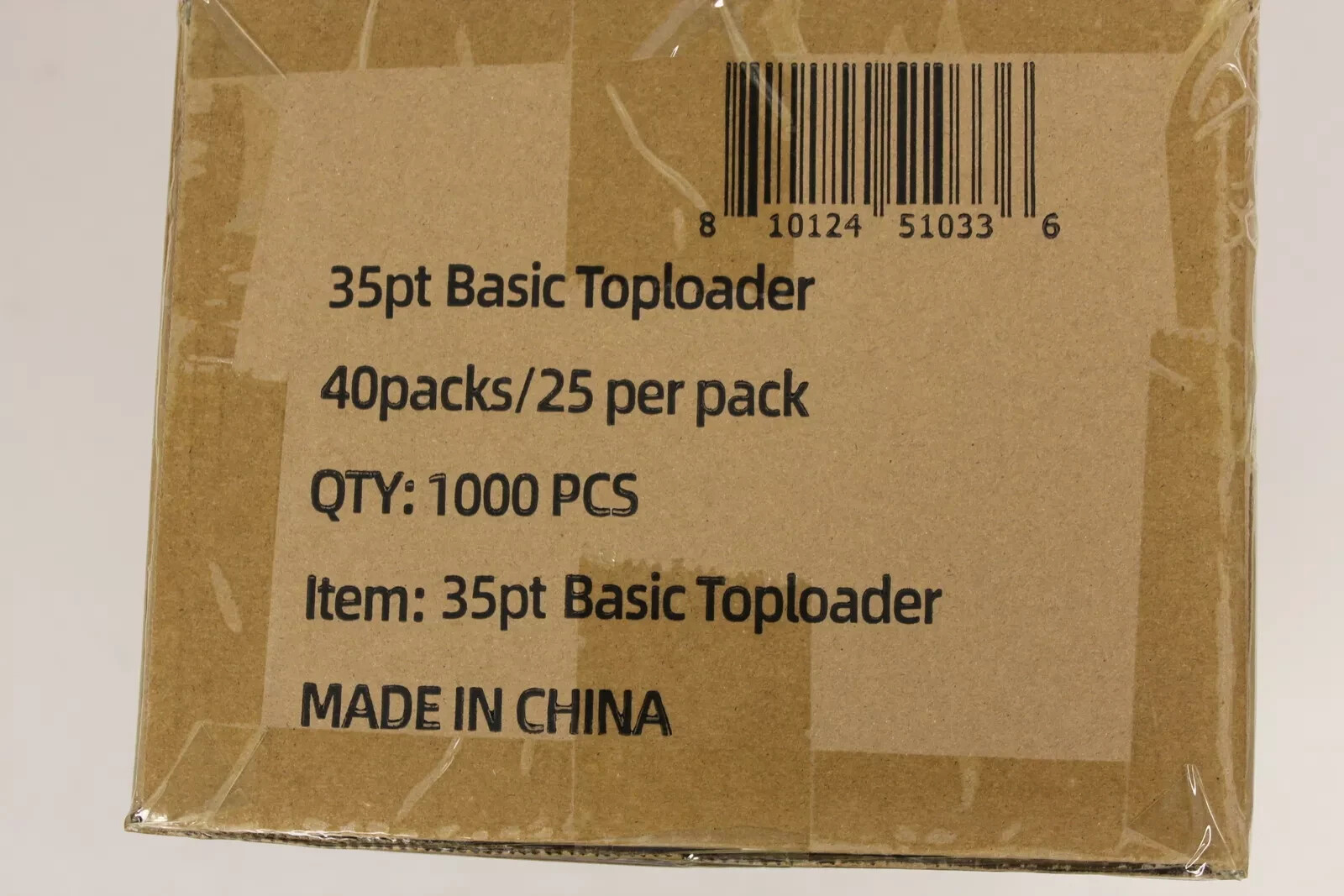 (1000) Humongous Hoard 3″ x 4″ Basic 35Pt Top Loaders Case + 1000 Soft Sleeves