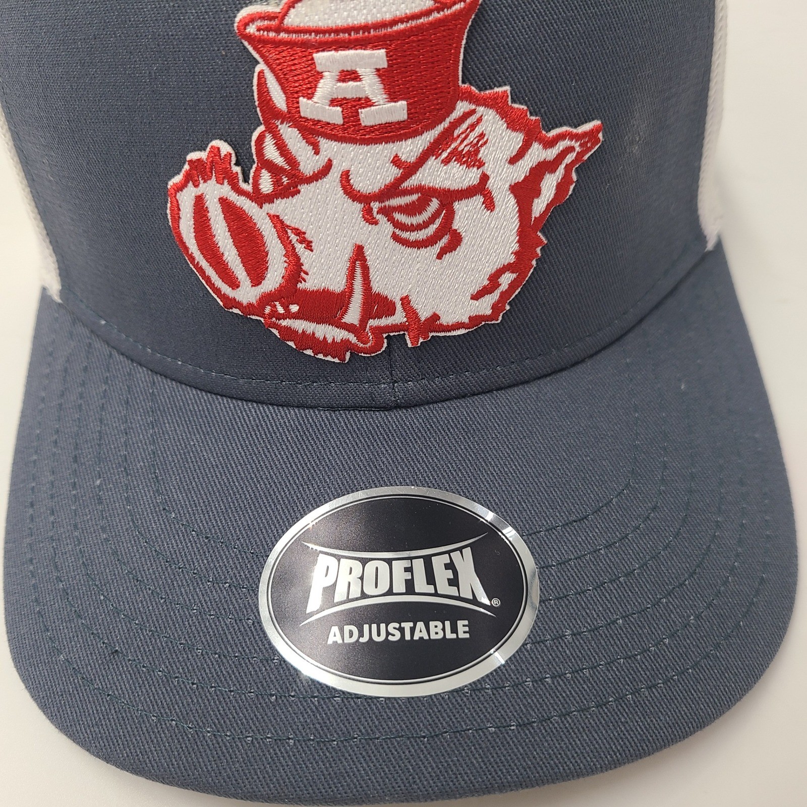 Arkansas Razorbacks Hat Snapback Trucker Mesh Outdoor Cap Blue White NCAA Men