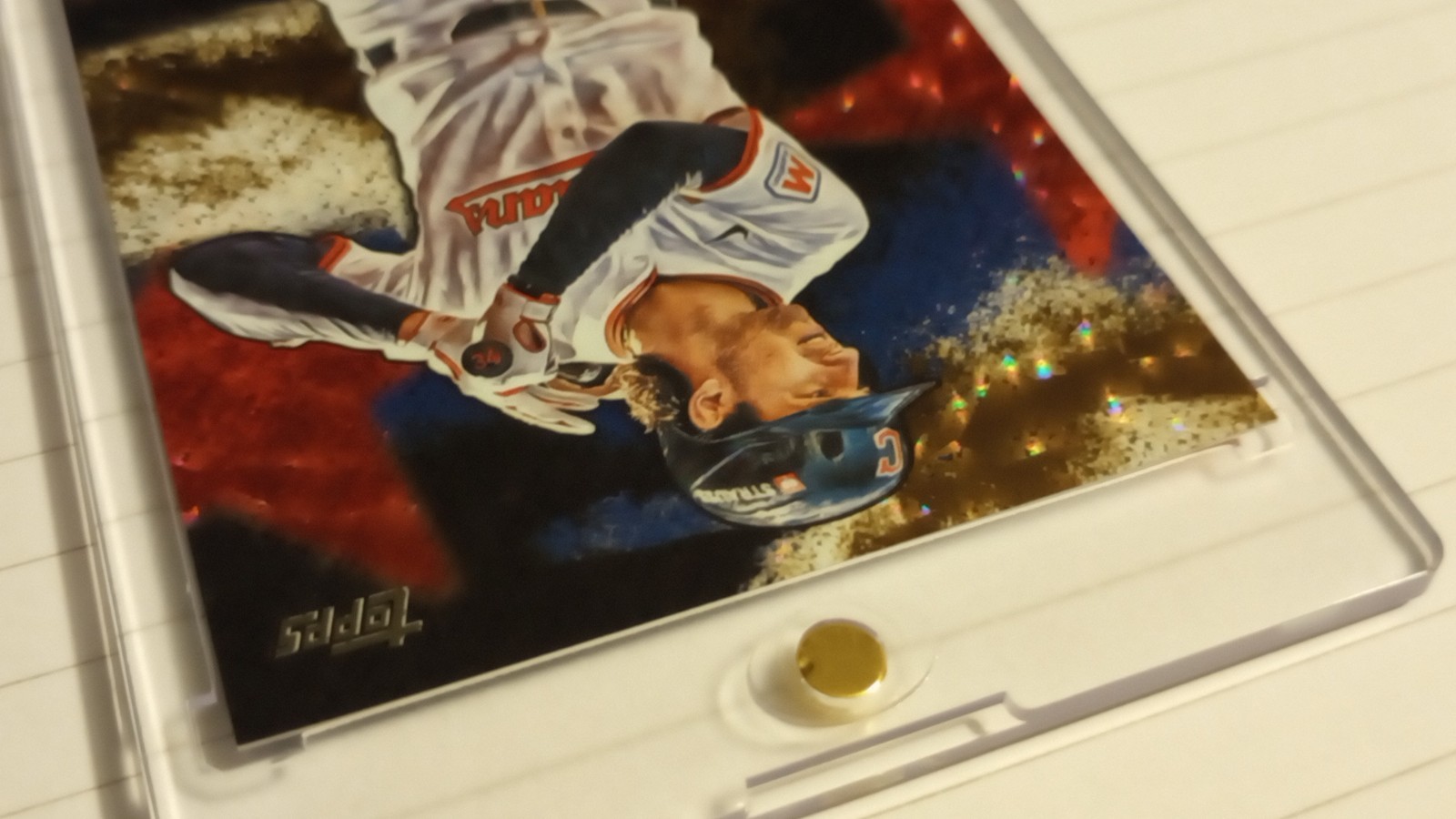 2026 Topps Series 2 Chase DeLauter RC Stars Of MLB Gold Crackle Parallel /50