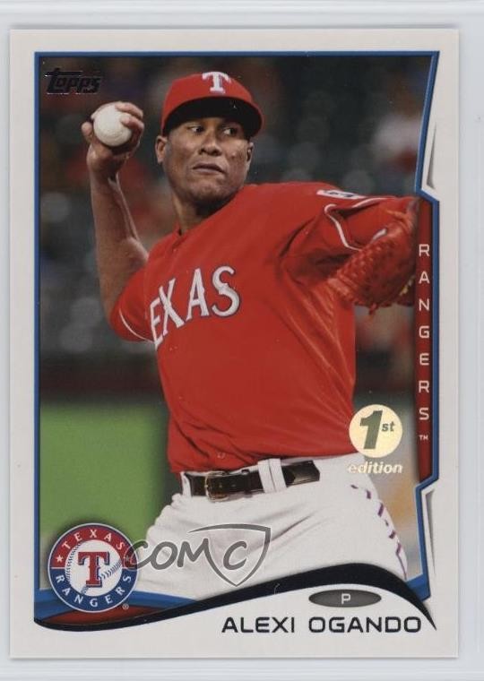 2014 Topps Access Pass Redemption 1st Edition /10 Alexi Ogando #422 1h1