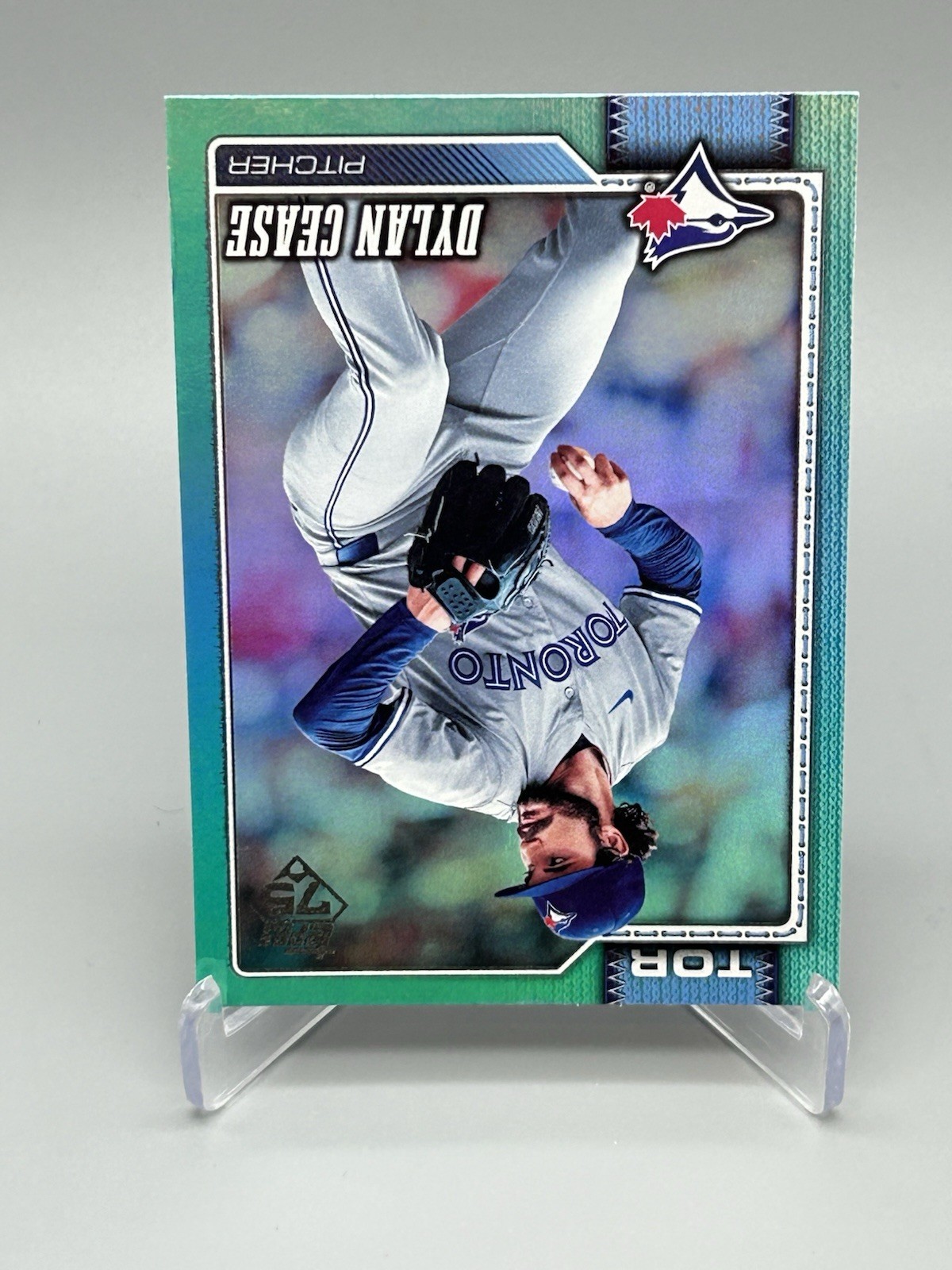 2026 Topps Dylan Cease Aqua Rainbow Foil #547 Blue Jays